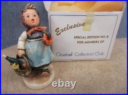Vintage Goebel Hummel Figurine Visiting an Invalid 470 Club Exclusive 1984