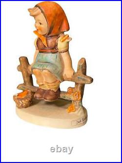 Vintage Goebel Hummel Figurines # 112 3/0 Just Resting- TMK 4