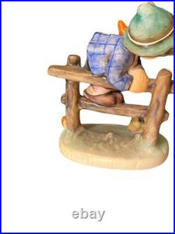 Vintage Goebel Hummel Figurines # 201 2/0 Retreat To Safety TMK 5