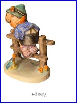 Vintage Goebel Hummel Figurines # 201 2/0 Retreat To Safety TMK 5