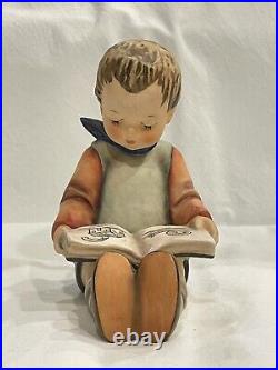 Vintage Goebel Hummel Figurines Bookends #14A AND #14B Bookworms 5.75 Tall