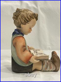 Vintage Goebel Hummel Figurines Bookends #14A AND #14B Bookworms 5.75 Tall