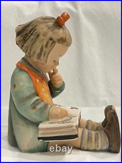 Vintage Goebel Hummel Figurines Bookends #14A AND #14B Bookworms 5.75 Tall