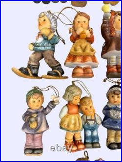 Vintage Goebel Hummel Figurines From Germany Lot Of 17 2001 Ornaments Berta