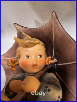 Vintage Goebel Hummel Figurines Umbrella Boy & Umbrella Girl (152/A)(152/B)