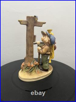 Vintage Goebel Hummel Germany Crossroads Figurine #331 TMK 7 Decor Collectible