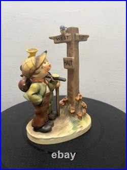 Vintage Goebel Hummel Germany Crossroads Figurine #331 TMK 7 Decor Collectible