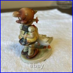 Vintage Goebel Hummel Goose Girl Figurine Girl #47/0 TMK3 Full Bee Vintage Goebel Hummel Goose Girl Figurine Girl #47/0 TMK3 Full Bee