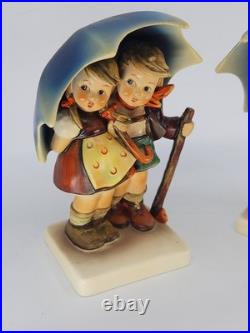 Vintage Goebel Hummel HUM 71 Stormy Weather W Germany Porcelain Decor Lot of 2
