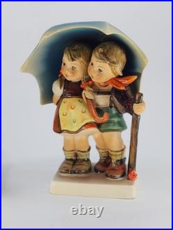 Vintage Goebel Hummel HUM 71 Stormy Weather W Germany Porcelain Decor Lot of 2