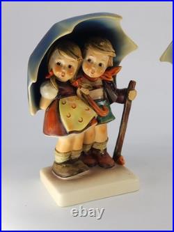 Vintage Goebel Hummel HUM 71 Stormy Weather W Germany Porcelain Decor Lot of 2
