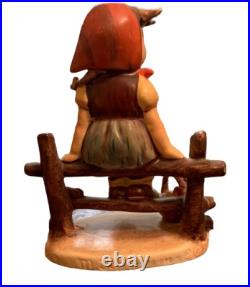 Vintage Goebel Hummel Just Resting #112/ 3/0 Hand Painted Figurine