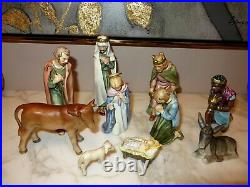 Vintage Goebel Hummel Nativity Germany 10 piece Porcelain Religious Christmas