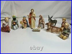 Vintage Goebel Hummel Nativity Set W. Germany 10 piece set