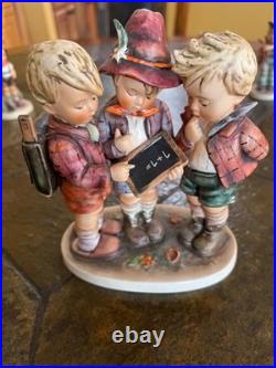 Vintage Goebel Hummel School Boys 170/I Difficult Problem Figurine TMK-4 Large