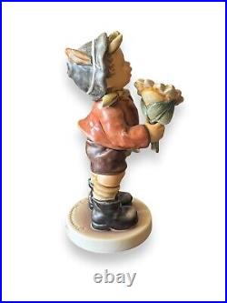 Vintage Goebel Hummel Sunflower Boy 902 5.75 Figurine Germany Swarovski Crystal