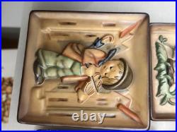Vintage Goebel Hummel Wall Plaque Lot of 6 W. Germany M. I. Hummel Ceramic Tiles