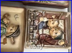 Vintage Goebel Hummel Wall Plaque Lot of 6 W. Germany M. I. Hummel Ceramic Tiles