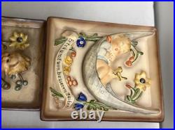 Vintage Goebel Hummel Wall Plaque Lot of 6 W. Germany M. I. Hummel Ceramic Tiles