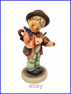 Vintage Goebel MI Hummel #2'Little Fiddler' Violin Porcelain Figurine RARE