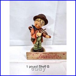 Vintage Goebel MI Hummel #2'Little Fiddler' Violin Porcelain Figurine RARE
