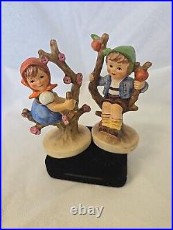 Vintage Goebel M. I. Hummel Apple Tree Boy and Girl W. Germany #141 #142 TMK-5