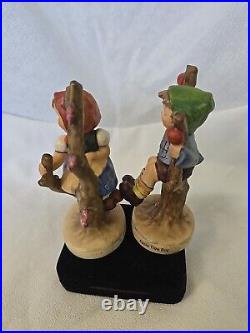 Vintage Goebel M. I. Hummel Apple Tree Boy and Girl W. Germany #141 #142 TMK-5