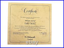 Vintage Goebel M. I. Hummel Welcome Spring Figurine Hum 635 Century 1992 with Box