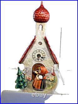 Vintage Goebel, M. I. Hummel XX 11.5,'Chapel Time Clock', # 442, TMK6 MIB Works