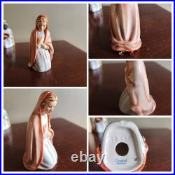 Vintage Goebel Nativity withCreche West Germany 13 pc 6000 series 1970-1990