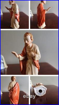 Vintage Goebel Nativity withCreche West Germany 13 pc 6000 series 1970-1990