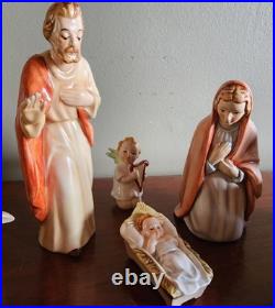 Vintage Goebel Nativity withCreche West Germany 13 pc 6000 series 1970-1990