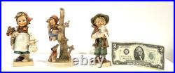 Vintage Group Of 3 Hummel Goebel W Germany Figurines