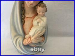 Vintage Hm 21 Hummel Goebel Mary Jesus Bust Tabletop Mother Child Catholic 11