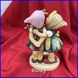 Vintage Hummel Figurine Telling Her Secret Large 6.5 Inch 196/1 Goebel Germany