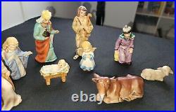 Vintage Hummel Goebel 12 Pc Christmas Nativity Set 214 Dated 1958 Porcelain Nice