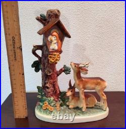 Vintage Hummel Goebel #183 FOREST SHRINE Mary & Baby Jesus Deer Tree /W Germany