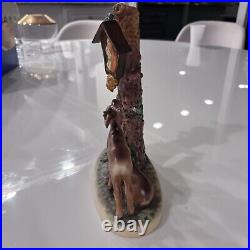 Vintage Hummel Goebel #183 FOREST SHRINE Mary Madonna Baby Jesus Deer Tree