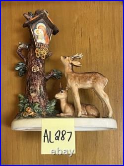 Vintage Hummel Goebel #183 Forest Shrine Mary Jesus Deer Germany Christmas