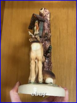 Vintage Hummel Goebel #183 Forest Shrine Mary Jesus Deer Germany Christmas