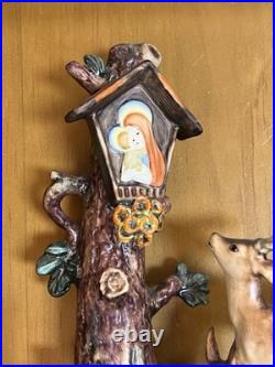 Vintage Hummel Goebel #183 Forest Shrine Mary Jesus Deer Germany Christmas Vintage Hummel Goebel #183 Forest Shrine Mary Jesus Deer Germany Christmas