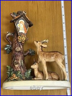 Vintage Hummel Goebel #183 Forest Shrine Mary Jesus Deer Germany Christmas