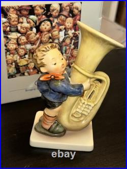 Vintage Hummel Goebel #437 The Tuba Player 6 Porcelain Figurine