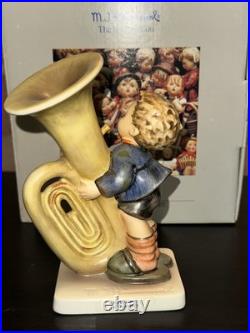 Vintage Hummel Goebel #437 The Tuba Player 6 Porcelain Figurine