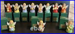 Vintage Hummel Goebel Angel Bell Ornaments Xmas Lot of 11, 1976-1986 MIB