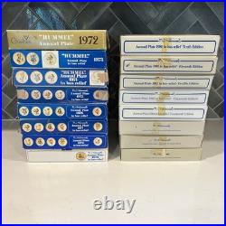 Vintage Hummel Goebel Collector Plates Mint Condition with Boxes (1972 1987)
