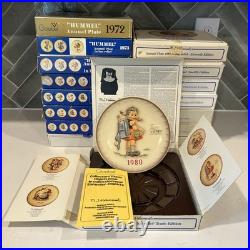 Vintage Hummel Goebel Collector Plates Mint Condition with Boxes (1972 1987)