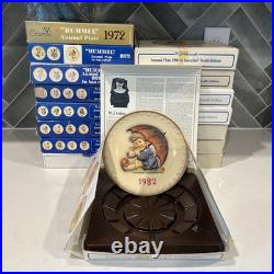 Vintage Hummel Goebel Collector Plates Mint Condition with Boxes (1972 1987)