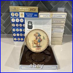 Vintage Hummel Goebel Collector Plates Mint Condition with Boxes (1972 1987)