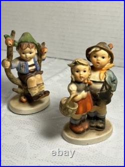 Vintage Hummel Goebel Figurines Set of 3 Children Germany TMK Hand Painted